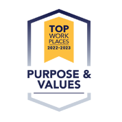 Top Work Places 2022-2023 - Purpose & Value Award