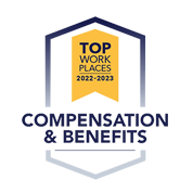 Top Work Places 2022-2023 - Compensation & Benefits Award