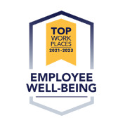 Top Work Places 2021-2023 - Employee Well-Being Award