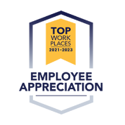 Top Work Places 2021-2023 - Employee Appreciation Award